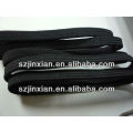 5MM-7MM flache schwarze einfache Haar-elastische Bänder, elastische Haar-Dekoration